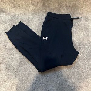 Navy blue L Under Armour jogger sweat pants